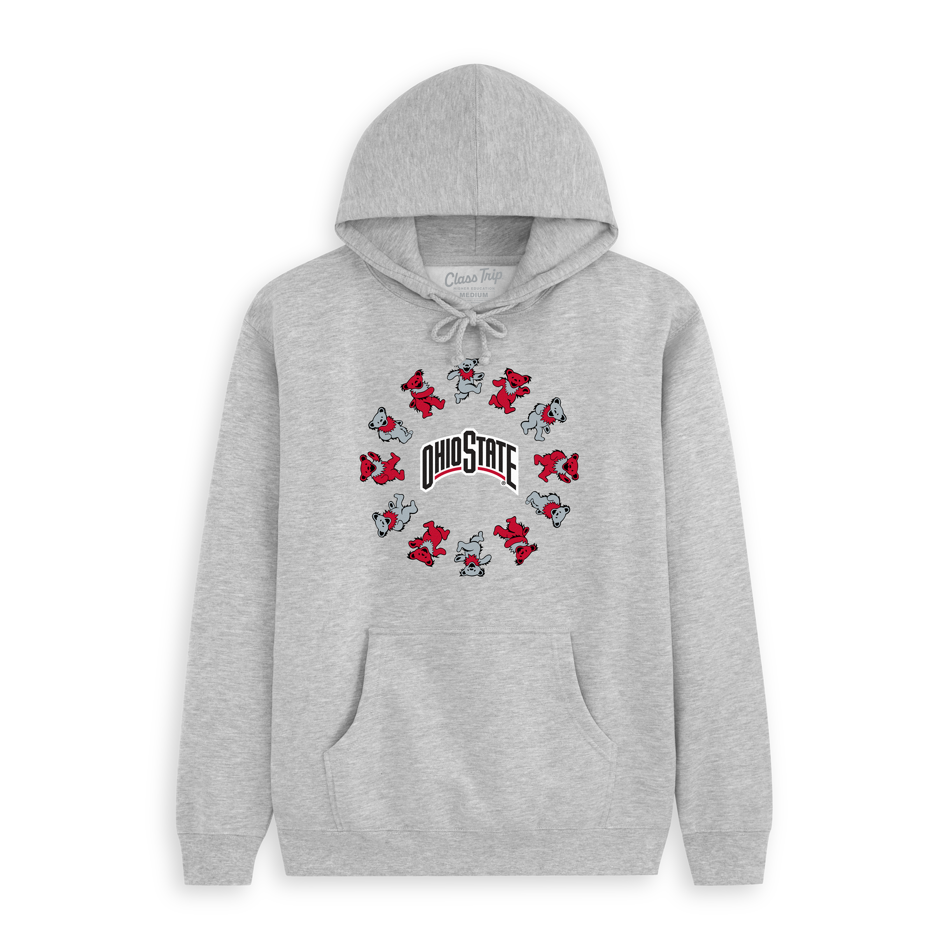 Ohio State University x Grateful Dead Circle Bears Hoodie