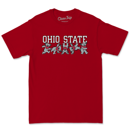 Ohio State University x Grateful Dead Cartwheel Bears Tee