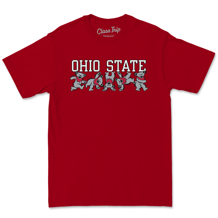 Ohio State University x Grateful Dead Cartwheel Bears Tee