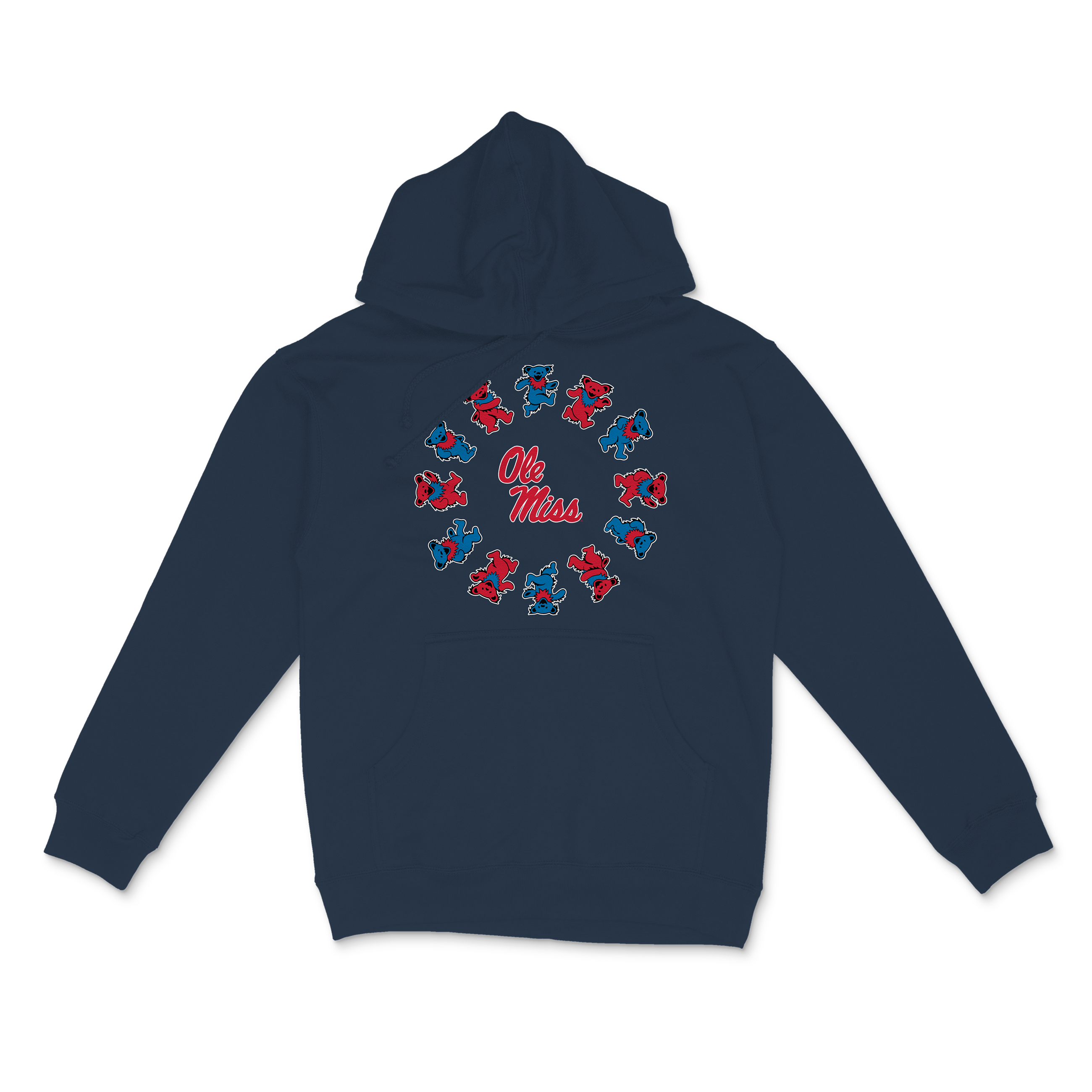 Ole Miss x Grateful Dead Circle Bears Hoodie