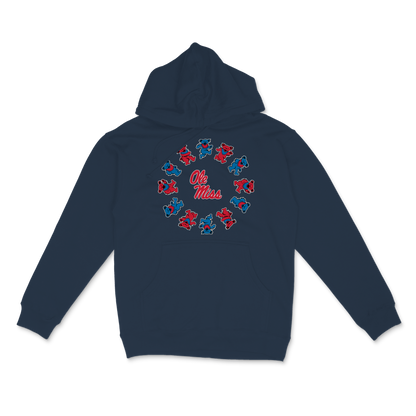 Ole Miss x Grateful Dead Circle Bears Hoodie