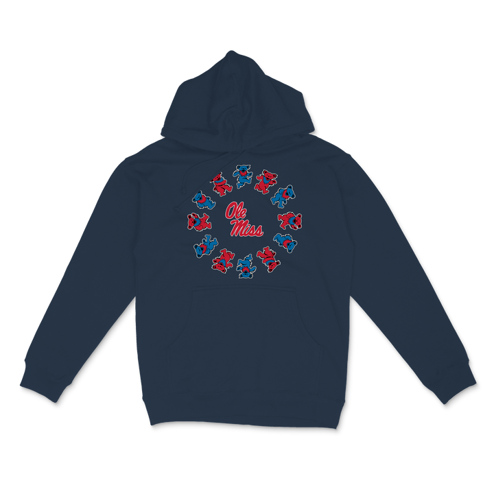 Ole Miss x Grateful Dead Circle Bears Hoodie