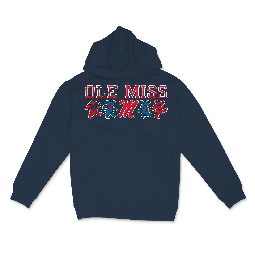 Ole Miss x Grateful Dead Mascot Bears Hoodie