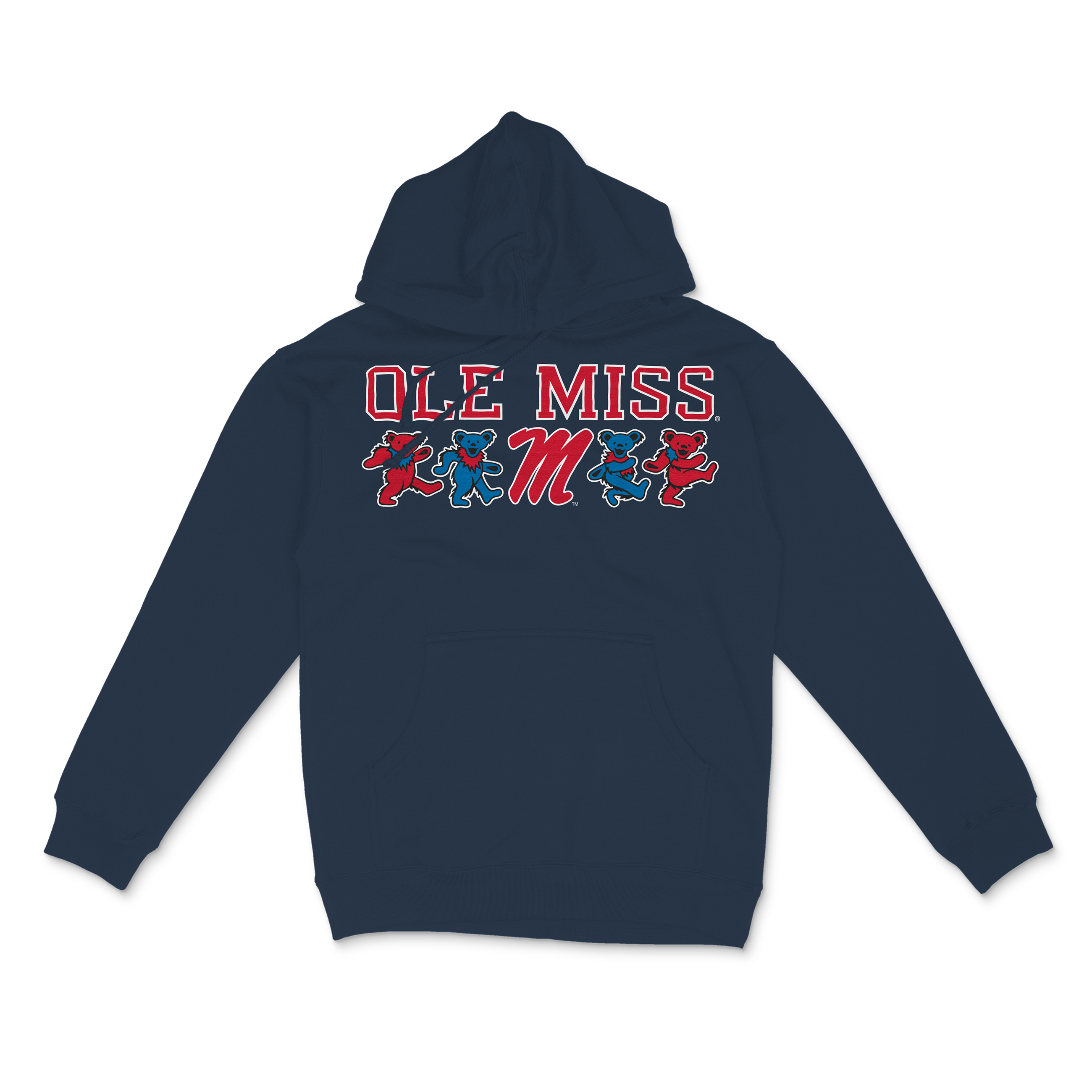 Ole Miss x Grateful Dead Mascot Bears Hoodie