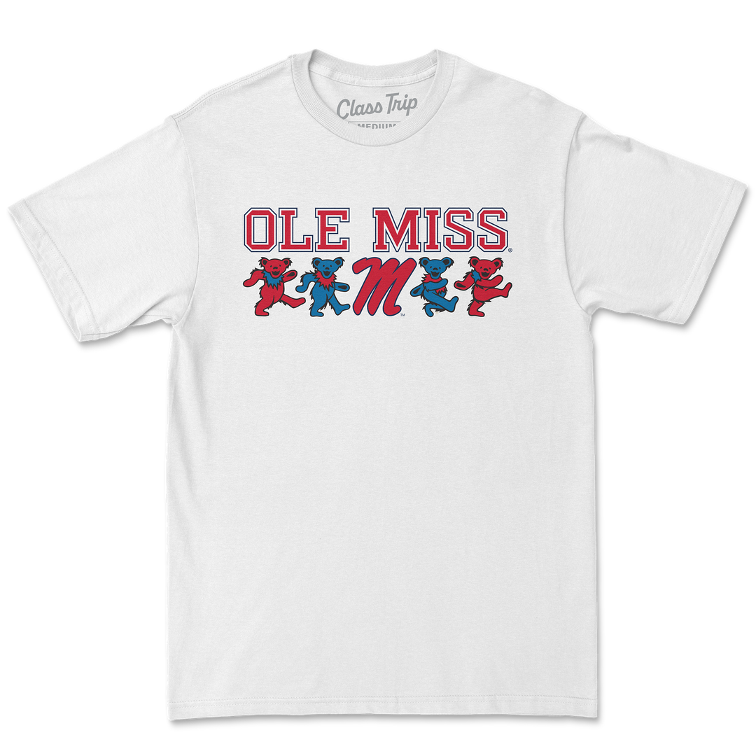 Ole Miss x Grateful Dead Mascot Bears Tee