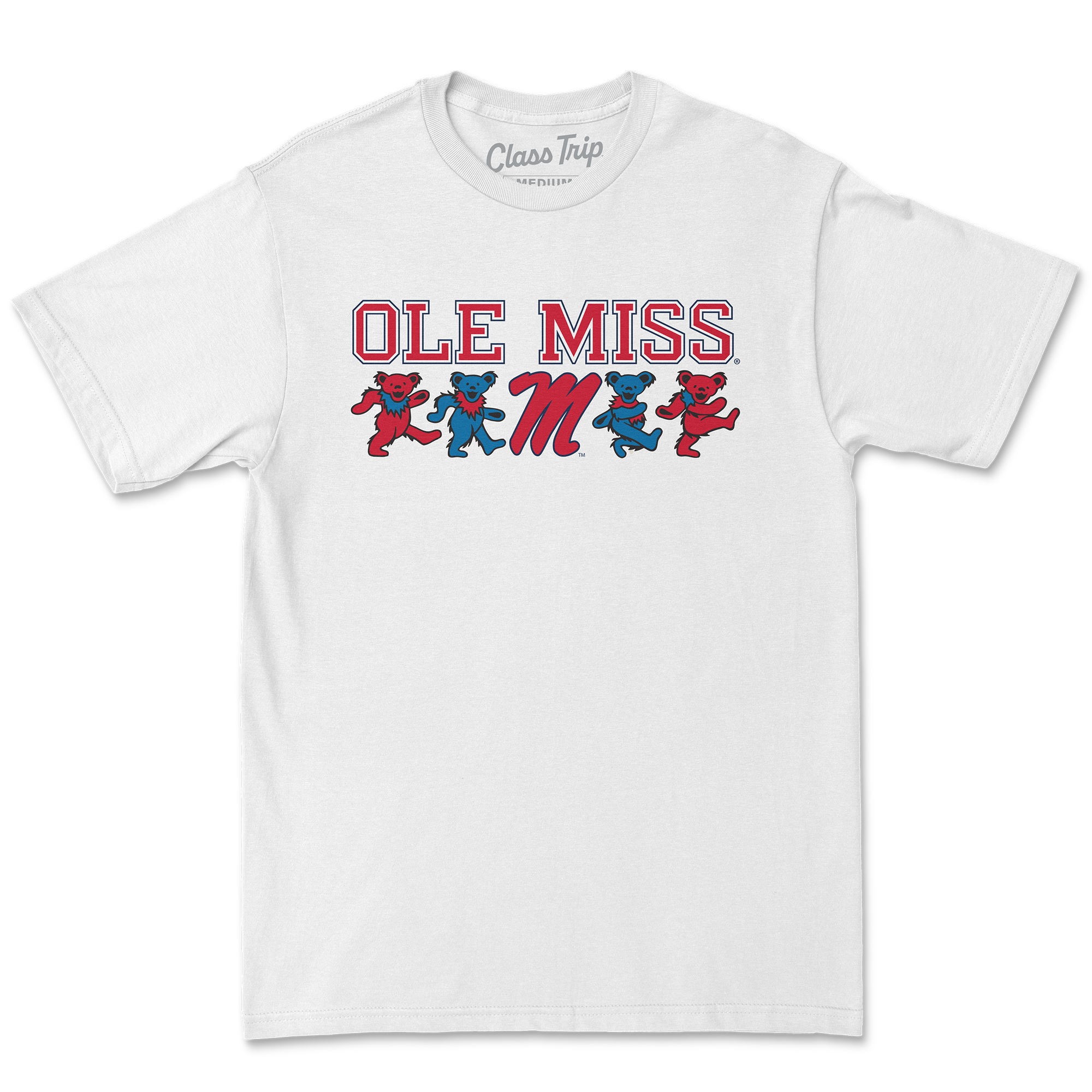 Ole Miss x Grateful Dead Mascot Bears Tee