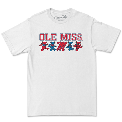 Ole Miss x Grateful Dead Mascot Bears Tee