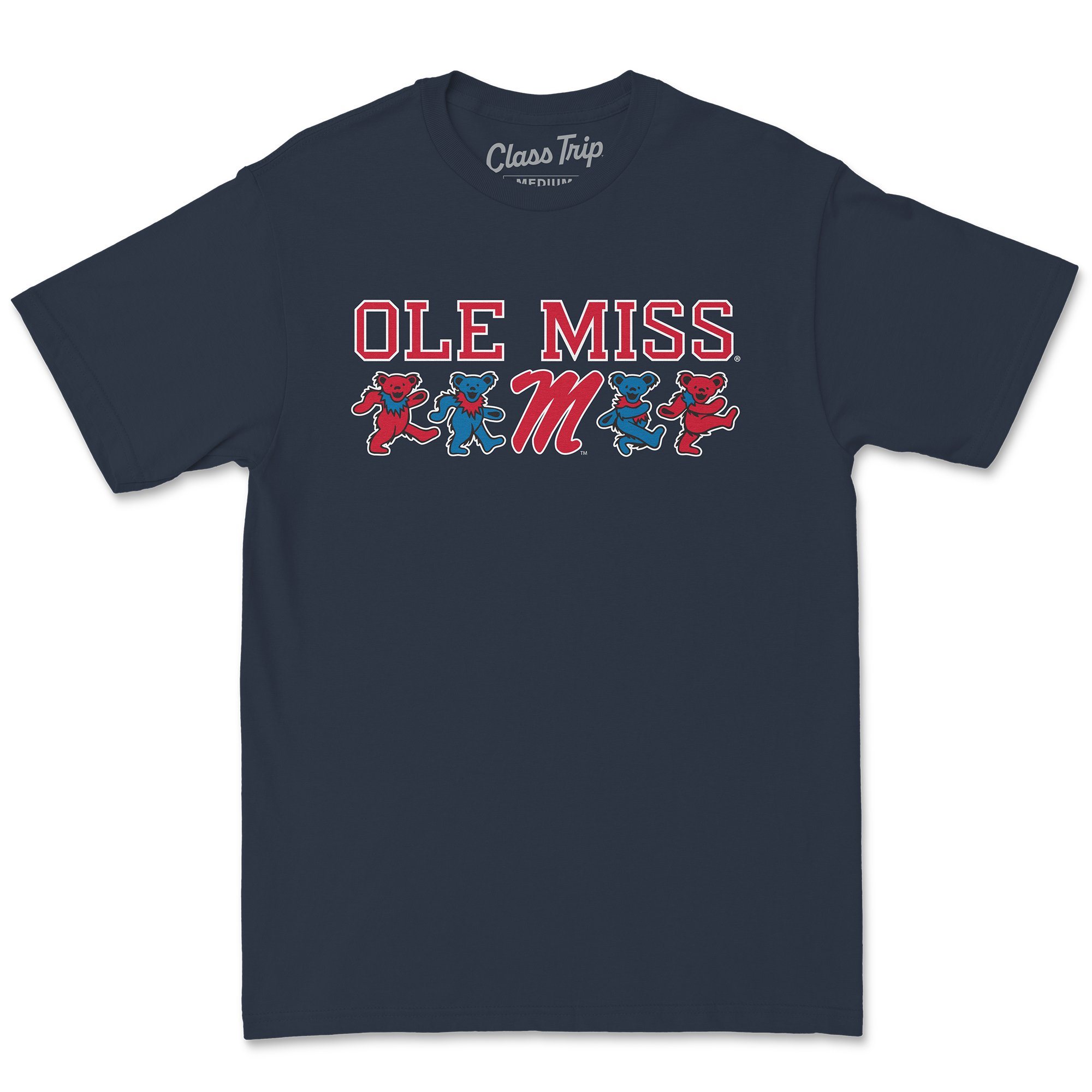 Ole Miss x Grateful Dead Mascot Bears Tee