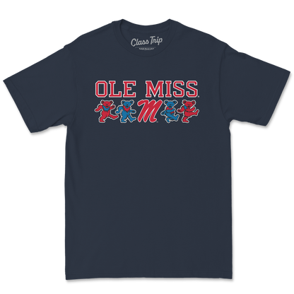 Ole Miss x Grateful Dead Mascot Bears Tee