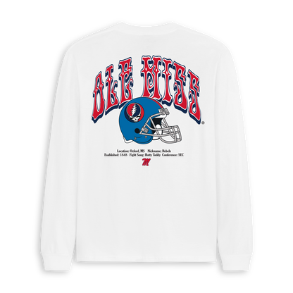 Ole Miss x Grateful Dead Steal Your Helmet Longsleeve Tee