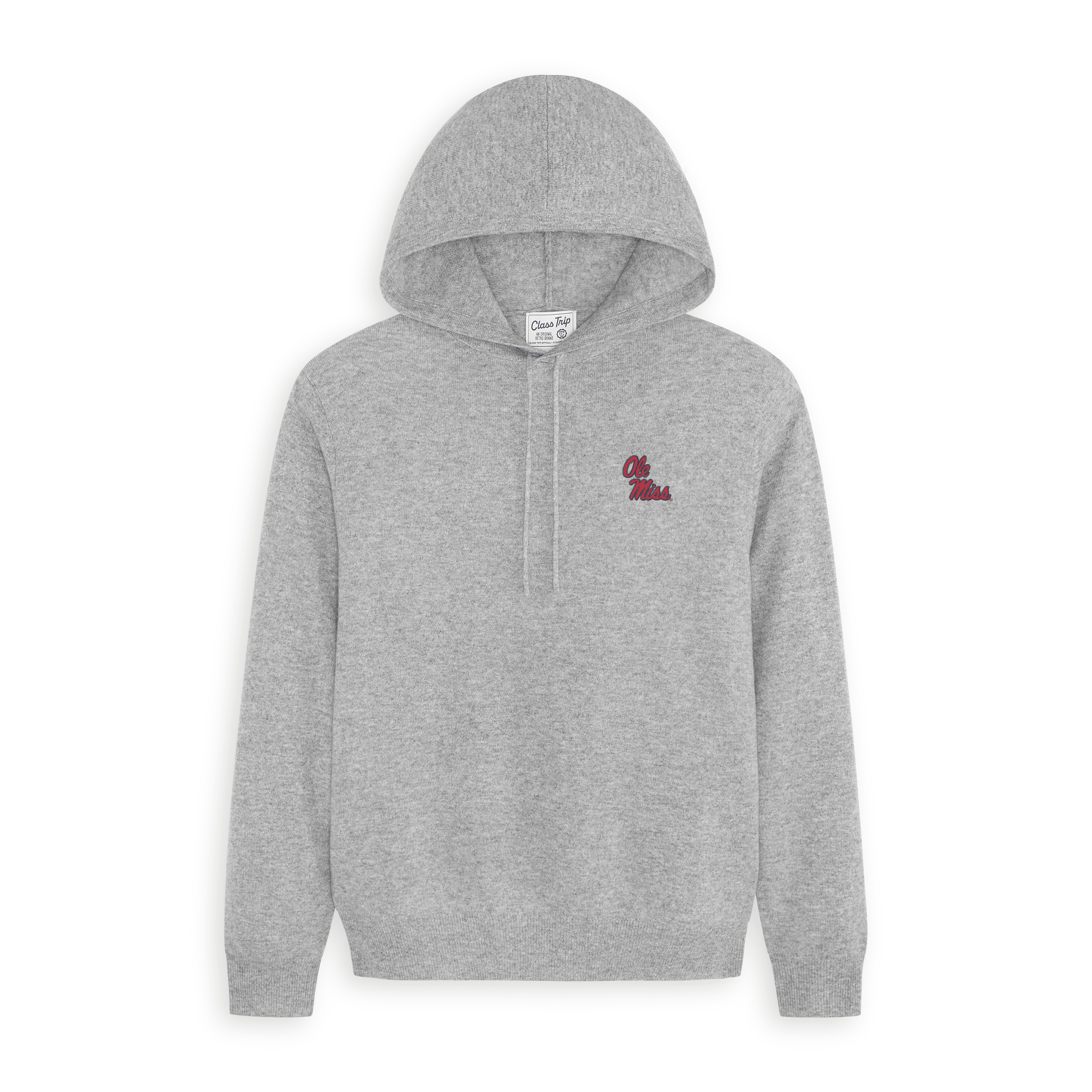 Ole Miss Men’s Cashmere Pullover Hoodie