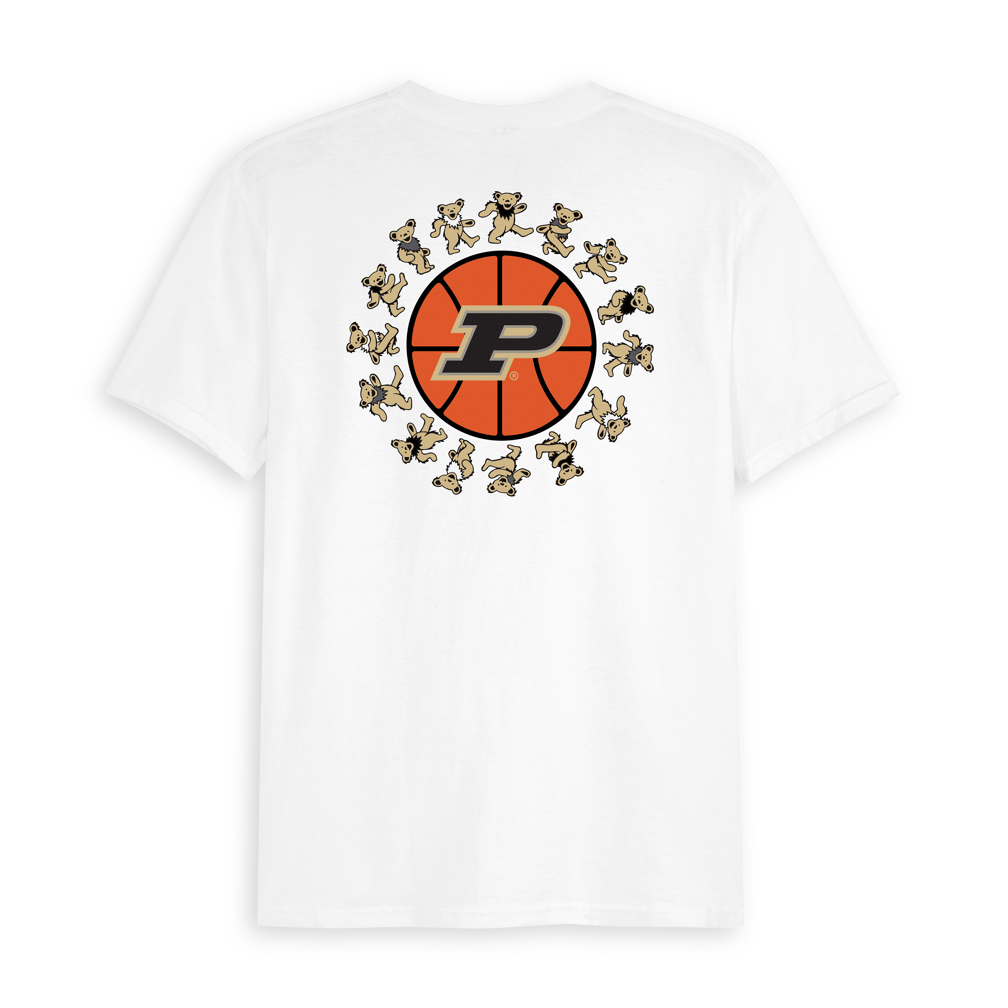 Purdue x Grateful Dead Basketball Circle Bears Tee