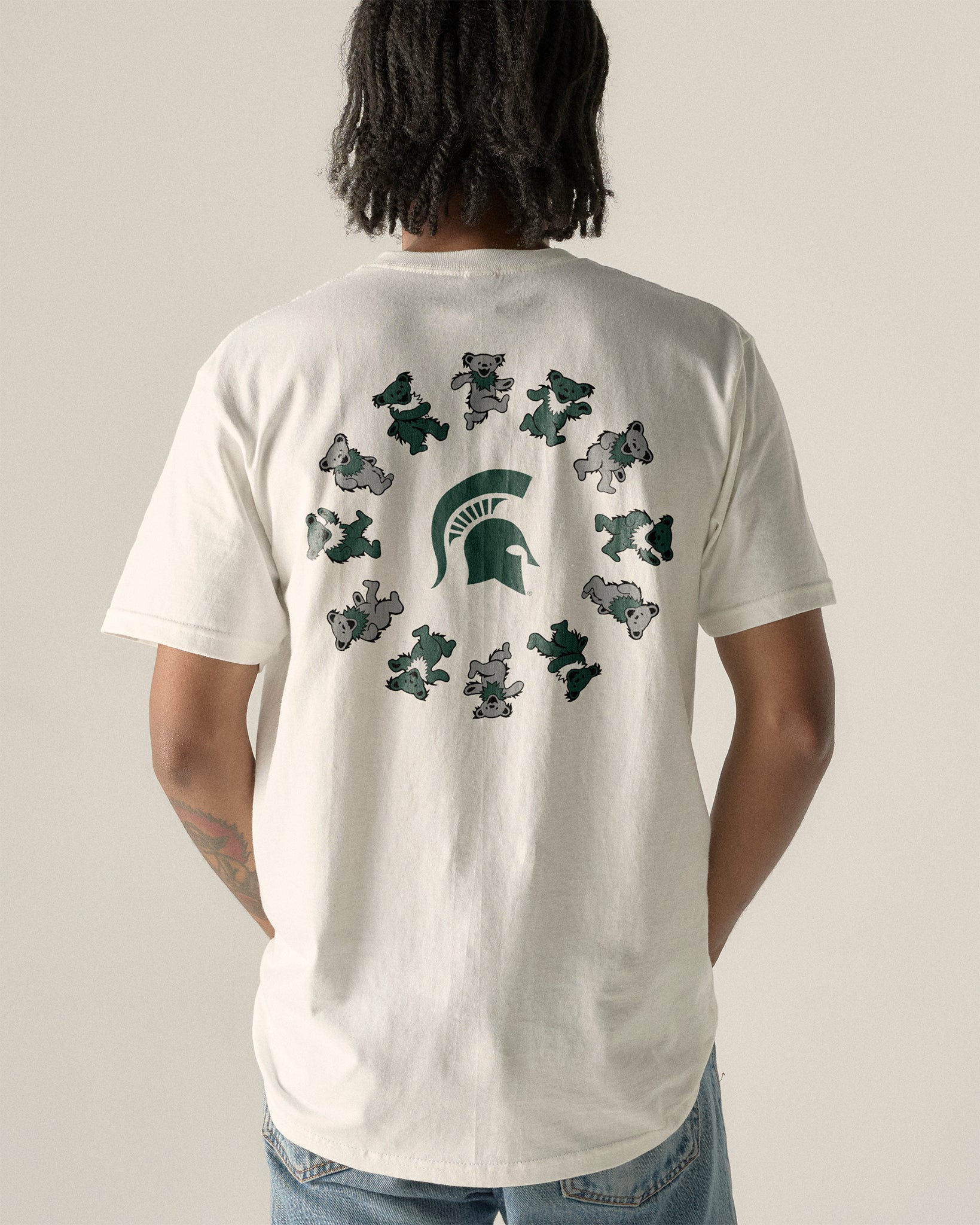 Michigan State x Grateful Dead Circle Bears Tee