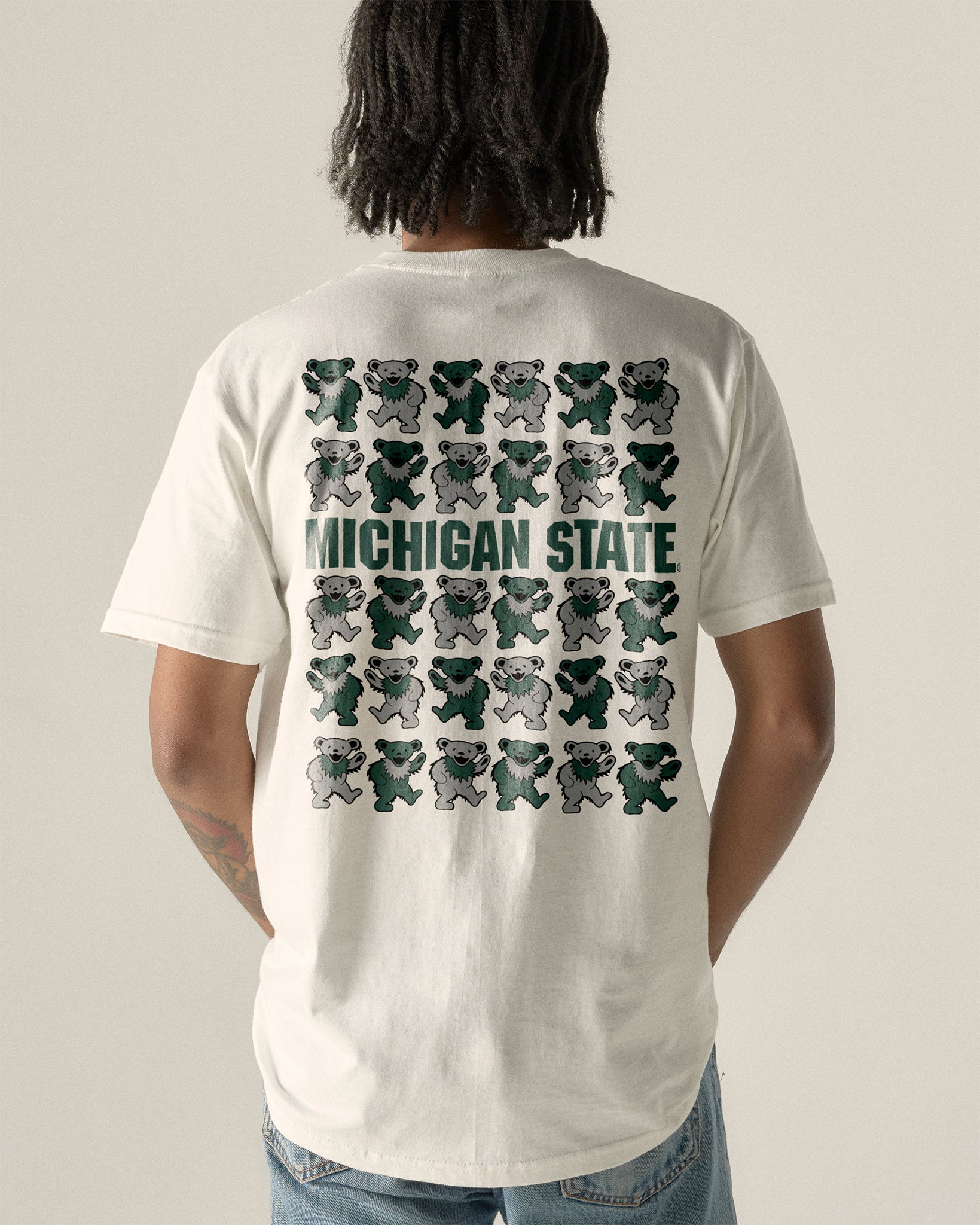 Michigan State x Grateful Dead Stacked Bears Tee