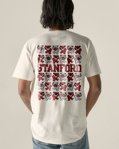 Stanford x Grateful Dead Stacked Bears Tee