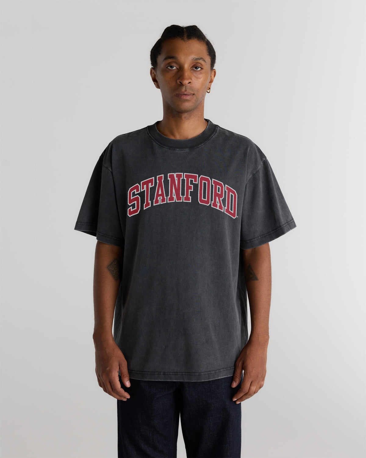 Stanford Heavyweight Washed Campus Tee