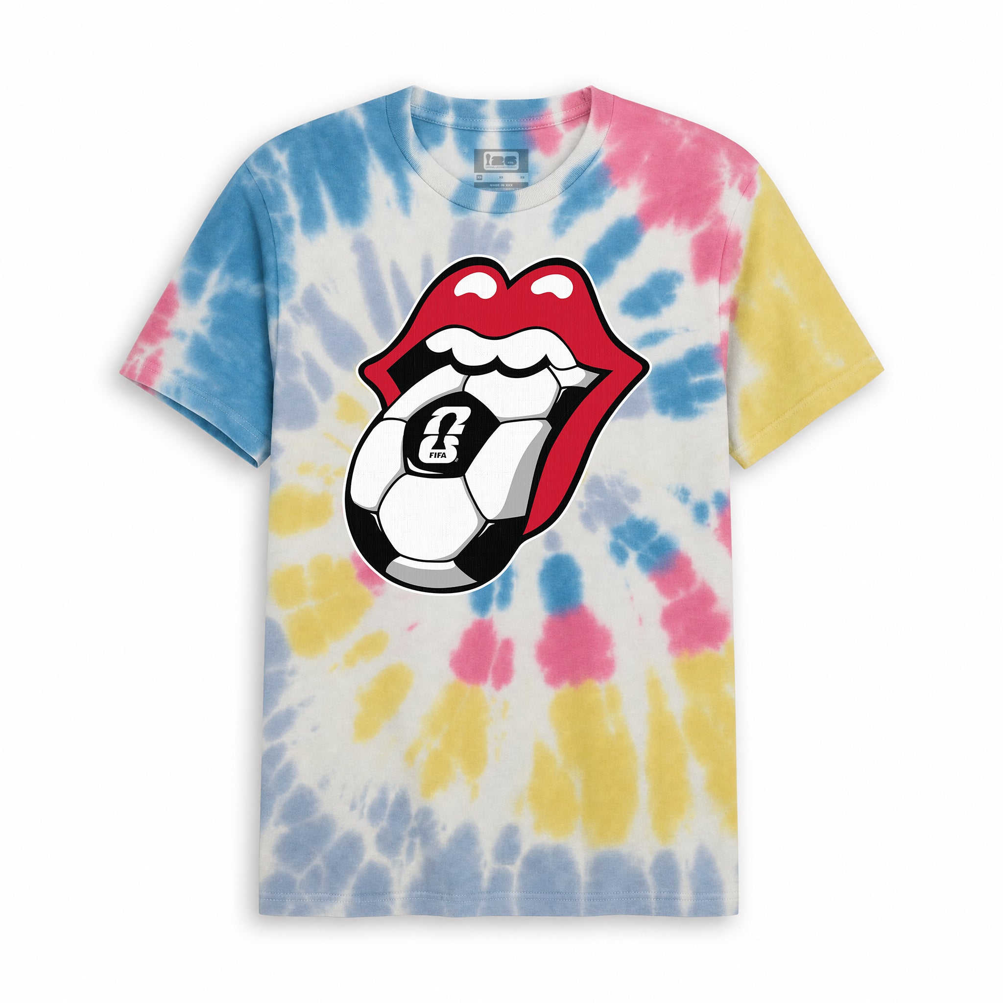 Rolling Stones x FIFA World Cup '26™ Soccer Headliner Lick Tie-Dye Tee