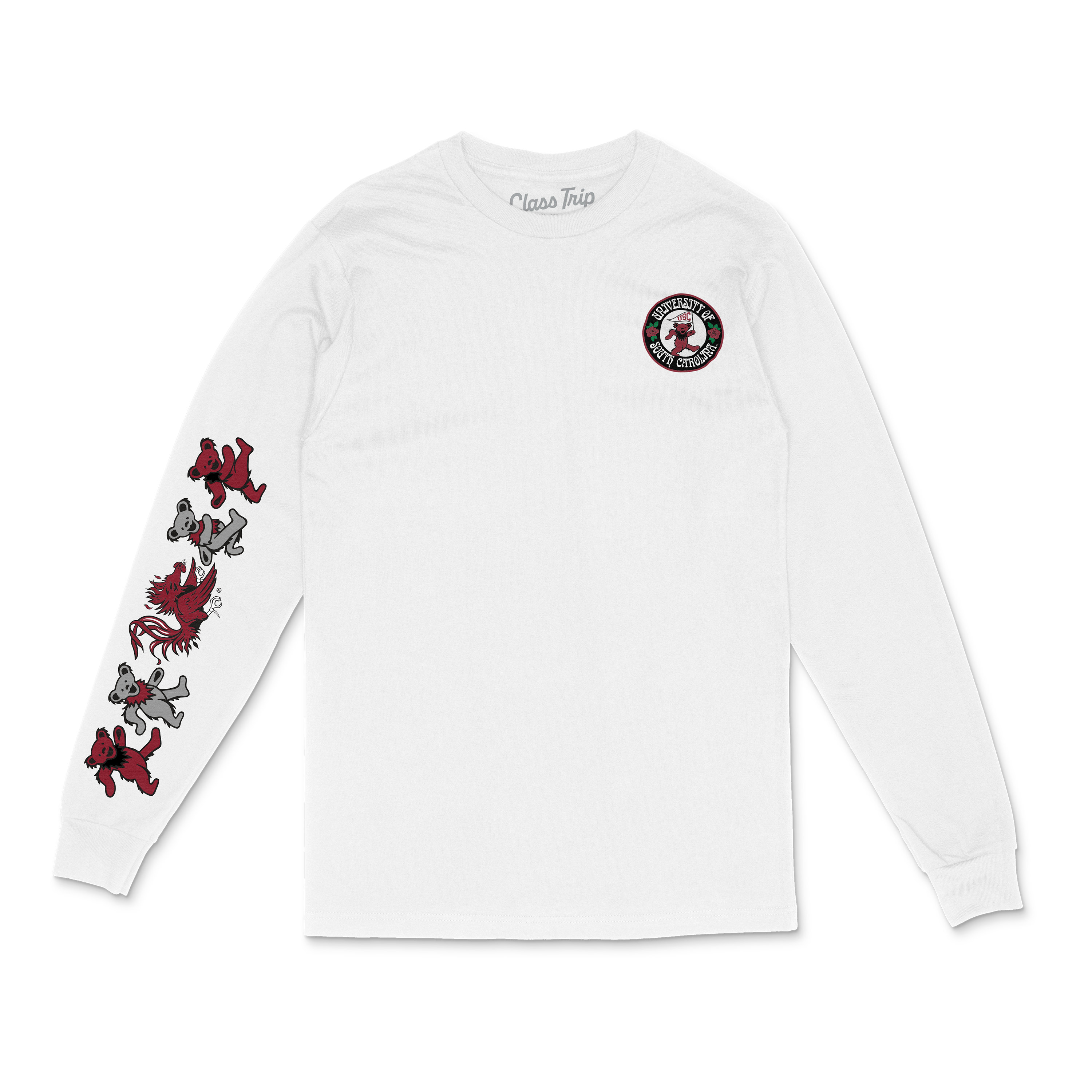 South Carolina x Grateful Dead Mascot Bears Longsleeve Tee