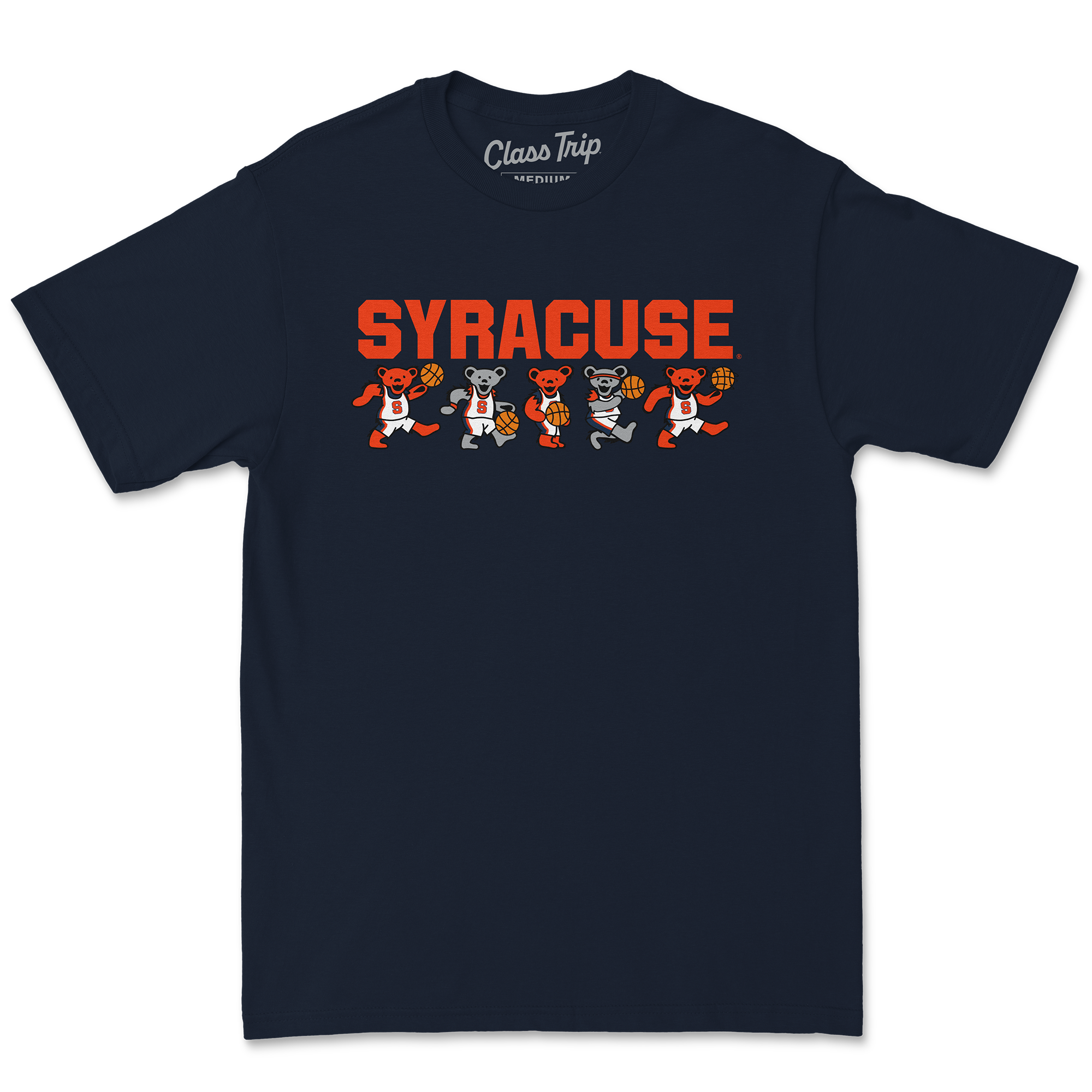 Syracuse x Grateful Dead Basketball Bears Tee