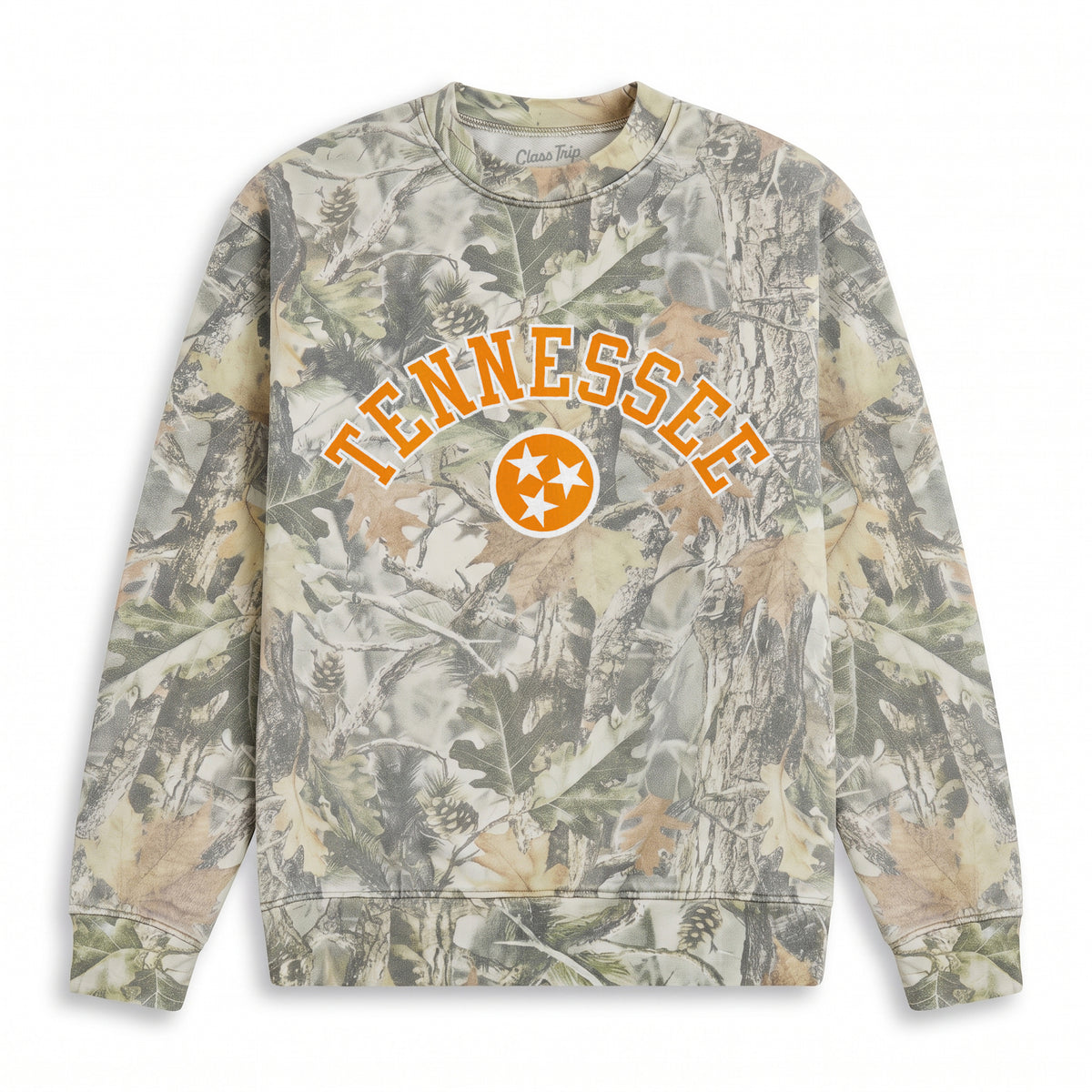 Tennessee Heavyweight Campus Camo Crewneck