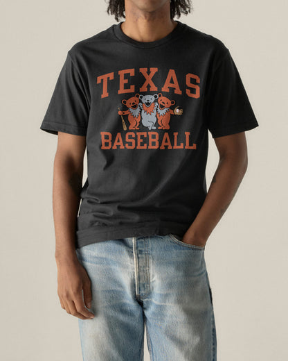 Texas x Grateful Dead Baseball Bear Friends Tee