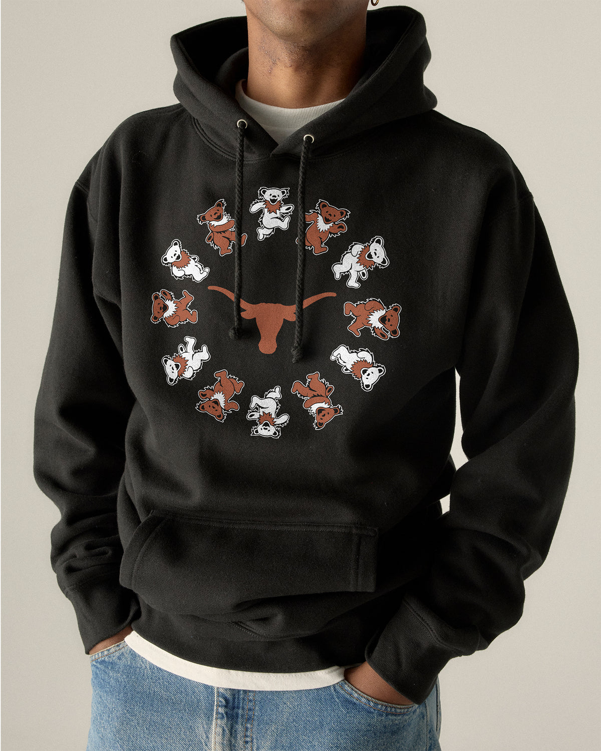 Texas x Grateful Dead Circle Bears Hoodie