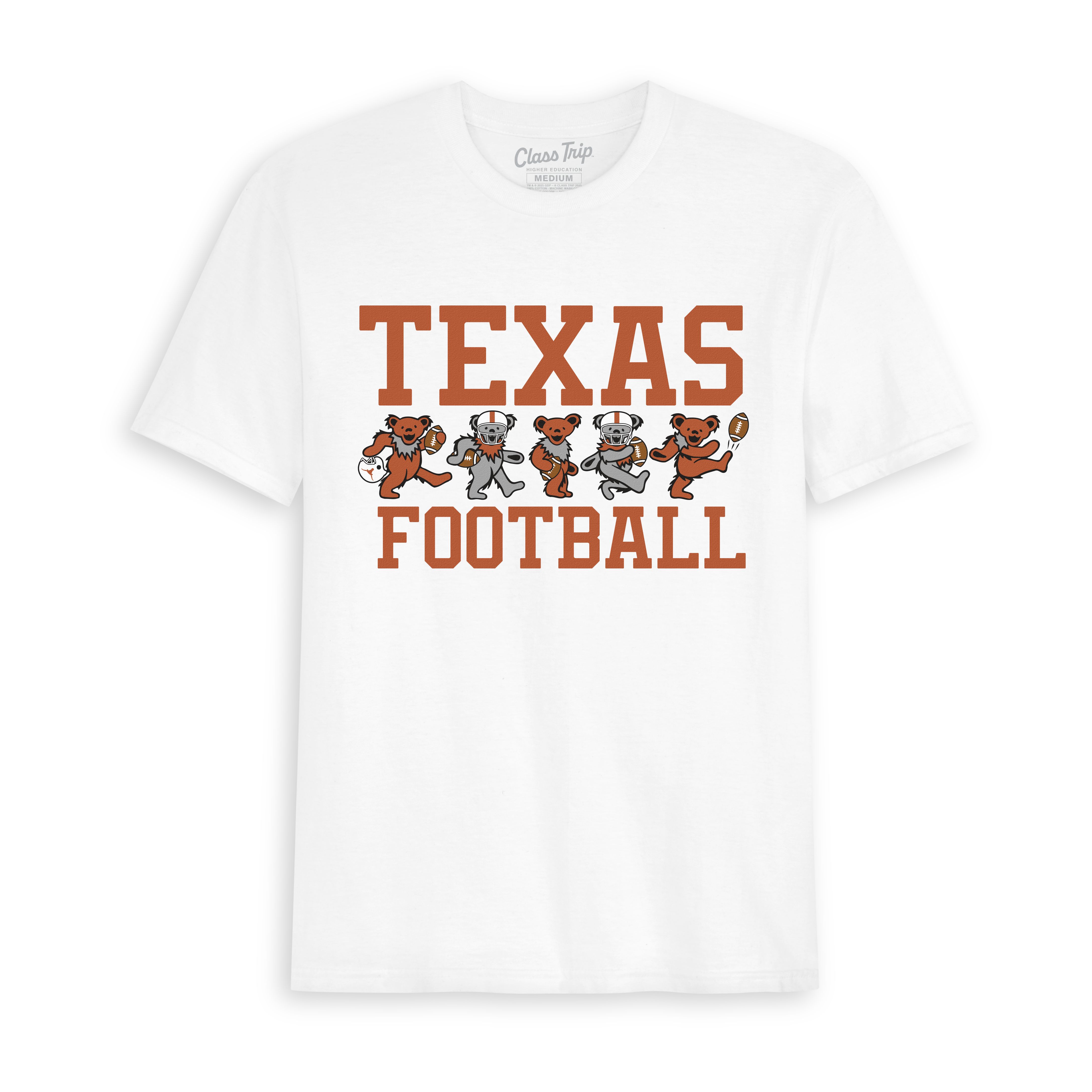 Texas x Grateful Dead Football Bears Tee