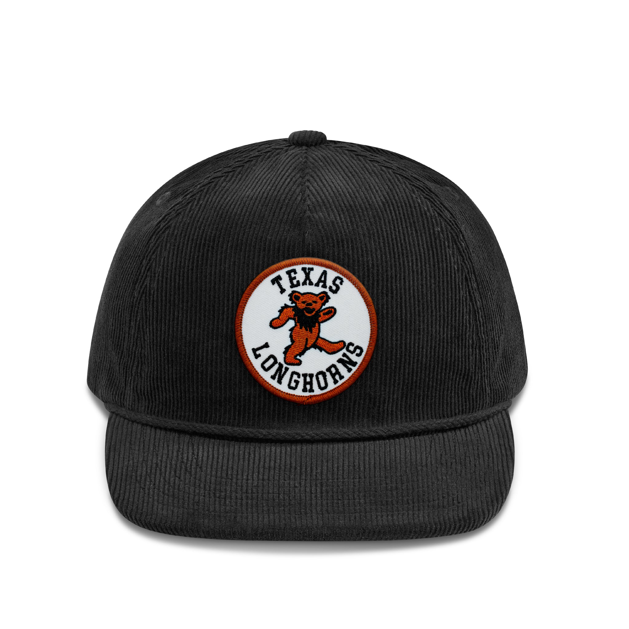 Texas x Grateful Dead Bear Patch Cord Hat