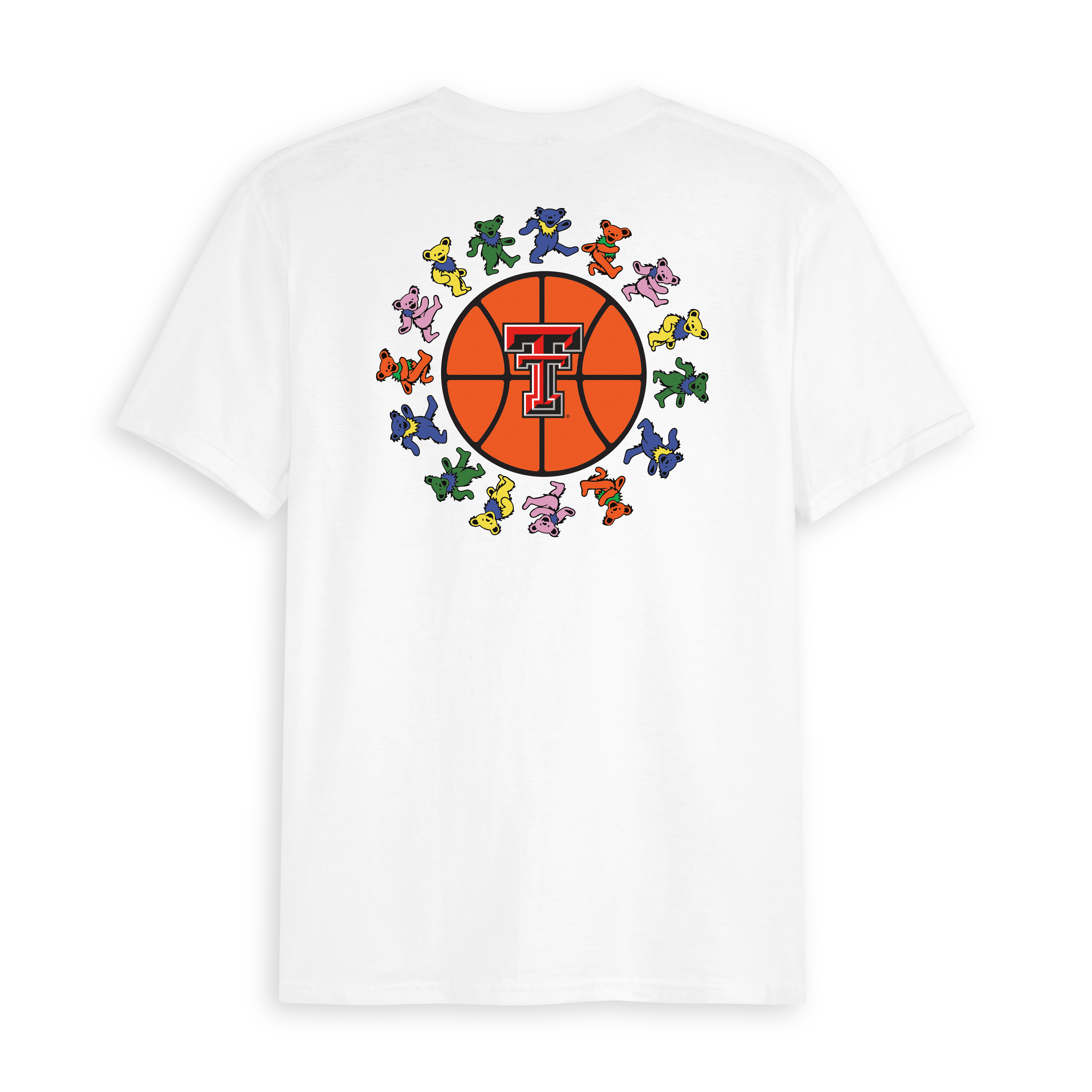 Texas Tech x Grateful Dead Full Court Bears Tee