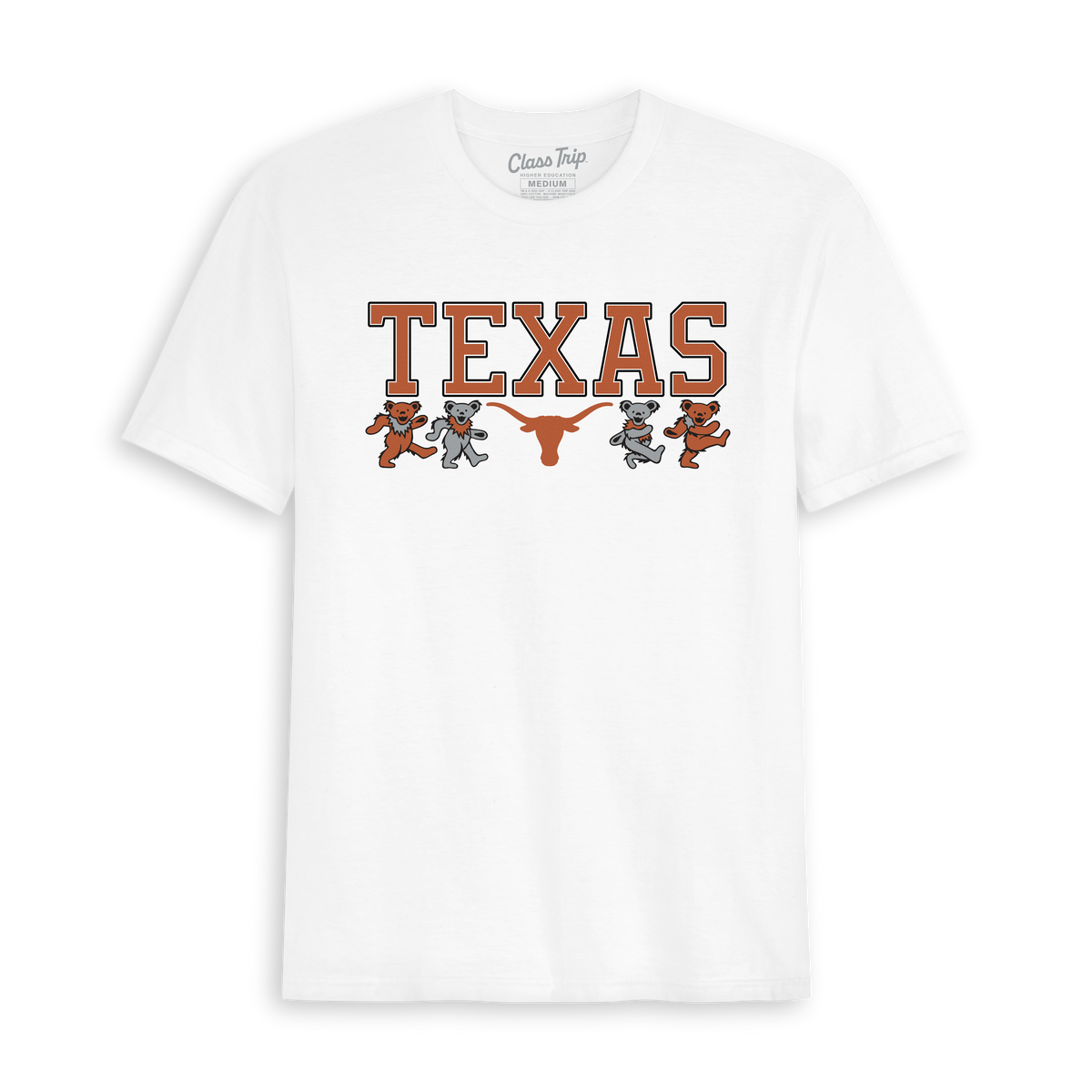 Texas x Grateful Dead Longhorn Bears Tee – Class Trip