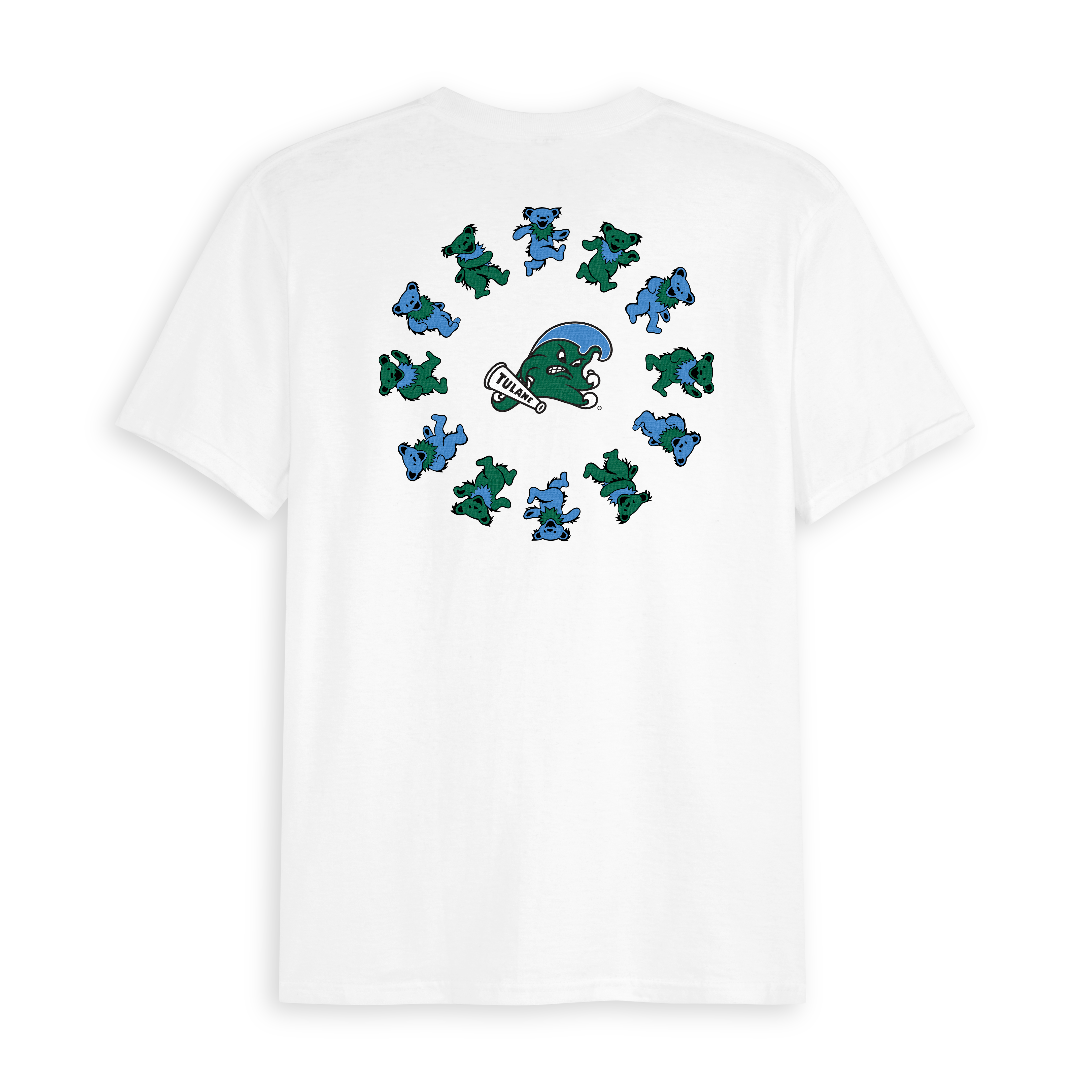 Tulane x Grateful Dead Circle Bears Tee