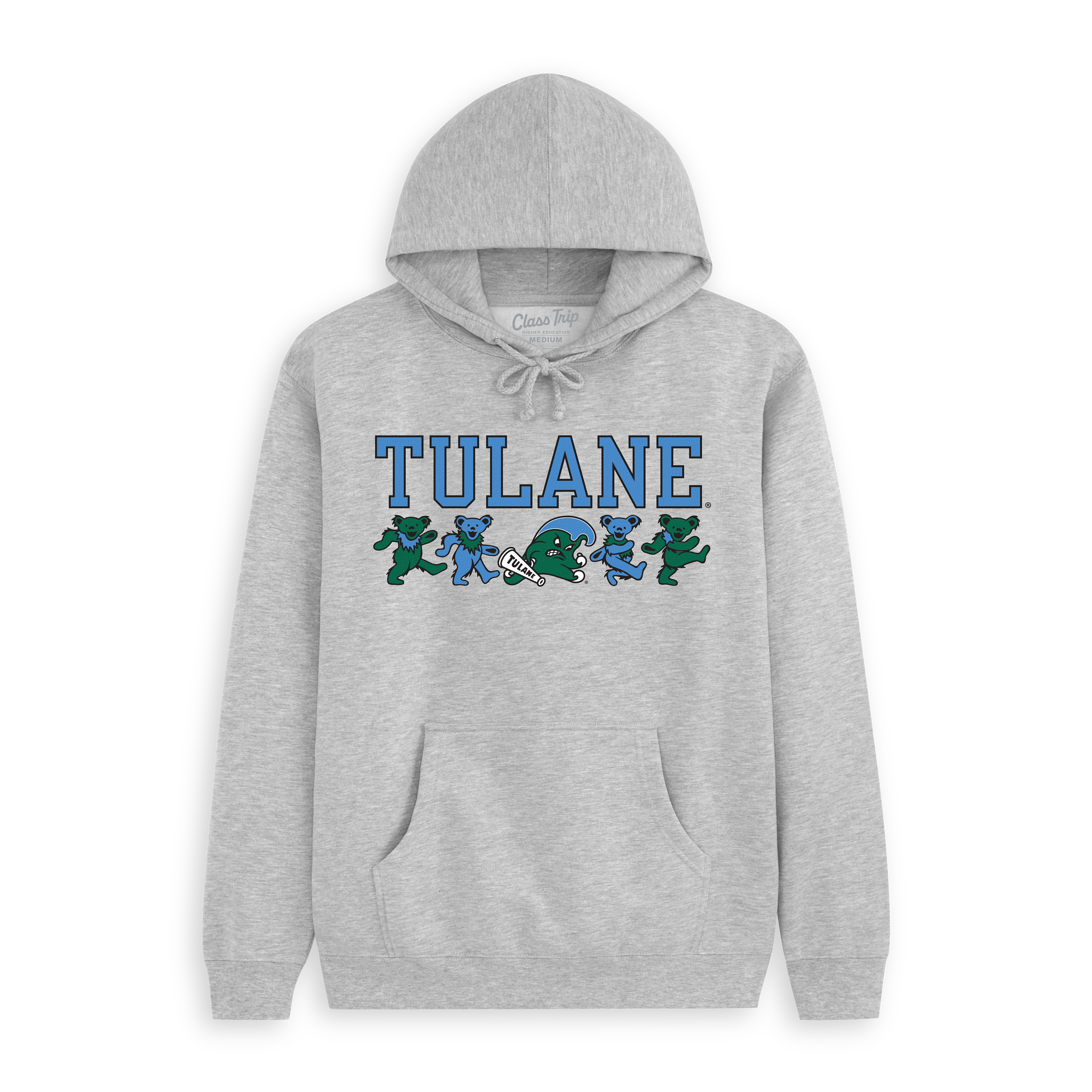 Tulane x Grateful Dead Mascot Bears Hoodie