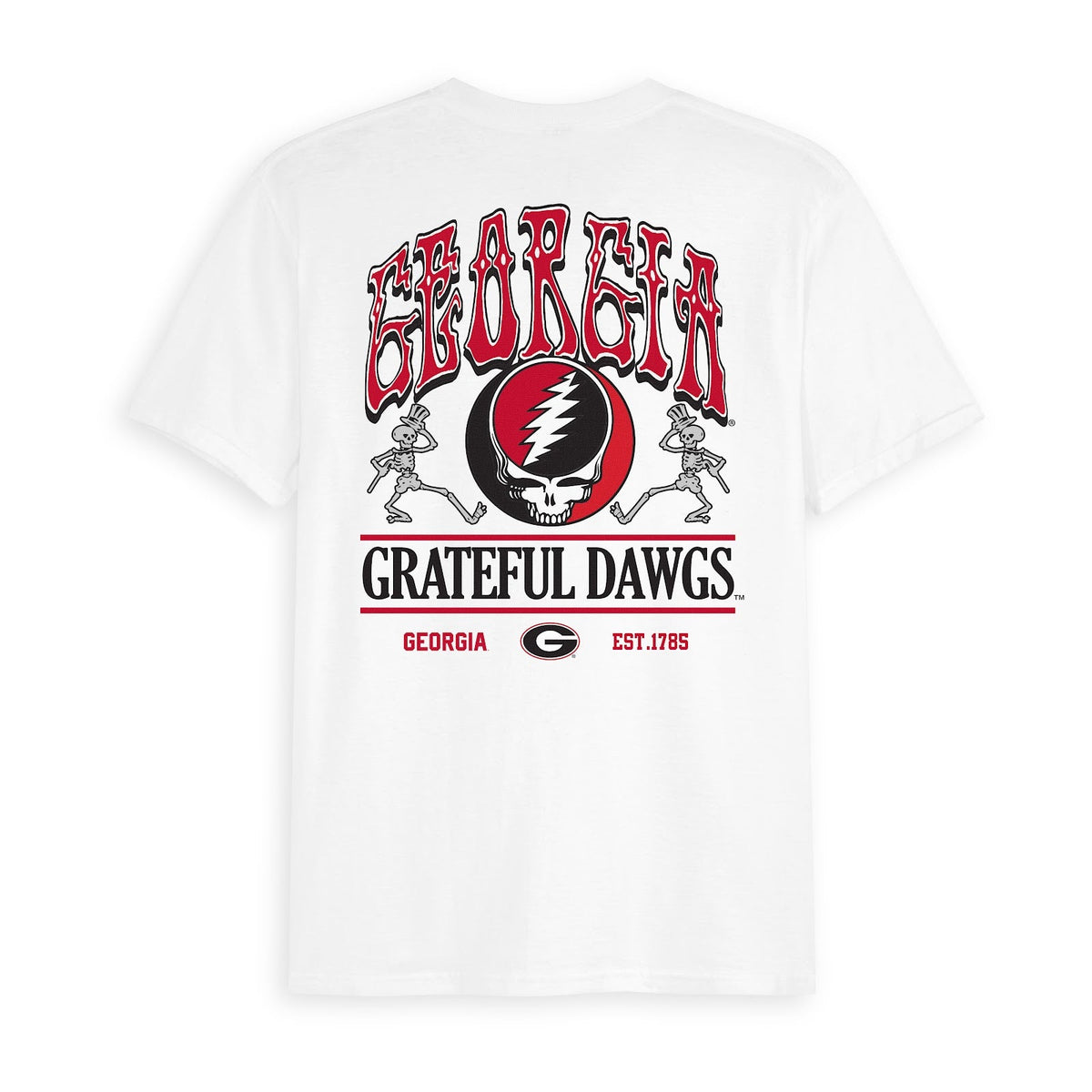 White Georgia x Grateful Dead Shakedown Tee by Class Trip | Higher Education