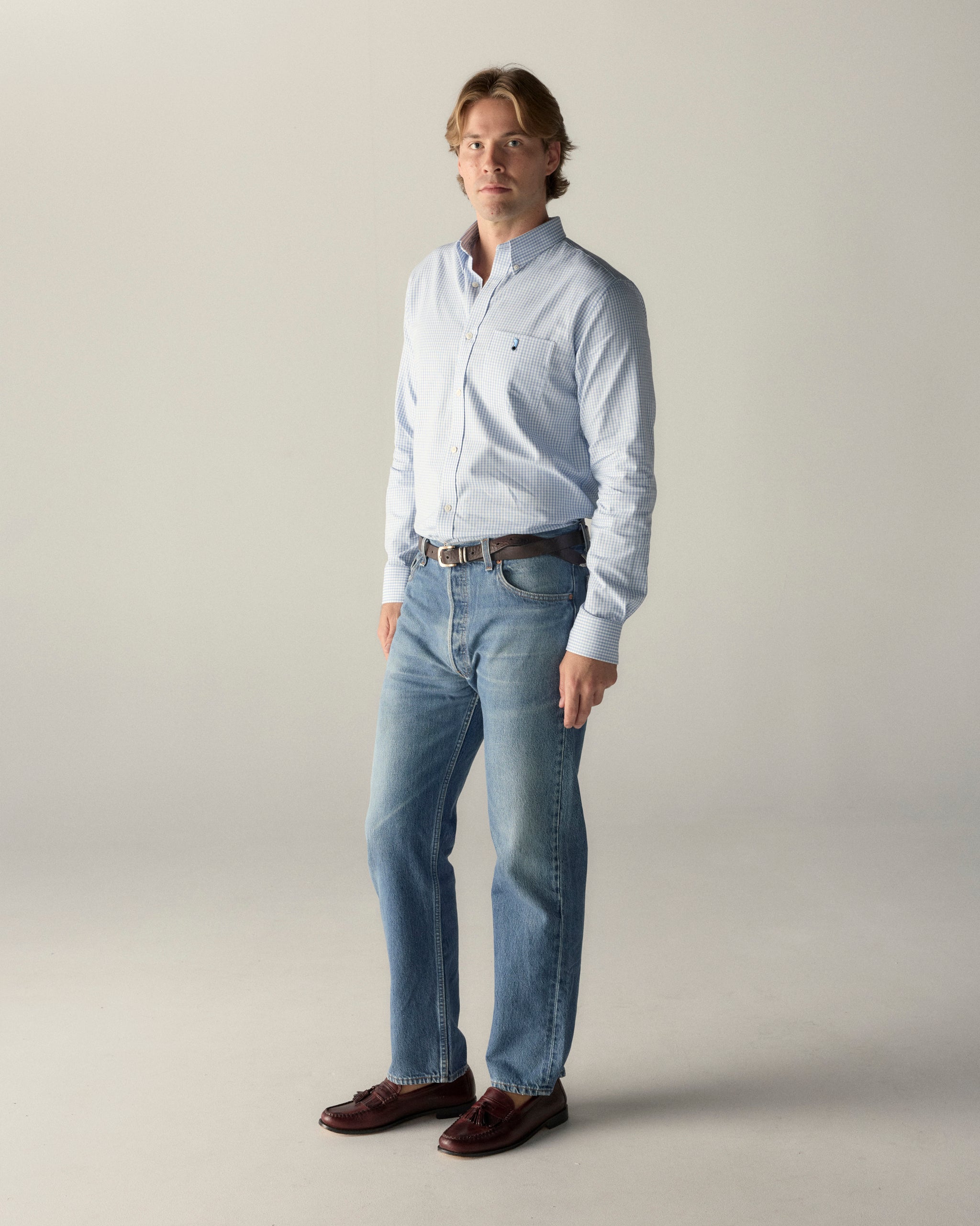 North Carolina Men's Cotton Oxford