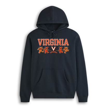 Virginia x Grateful Dead Mascot Bears Hoodie