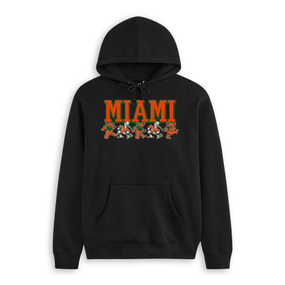University of Miami x Grateful Dead Mascot Bears Hoodie