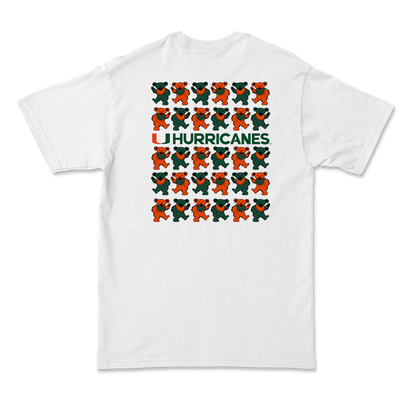 University of Miami x Grateful Dead Stacked Bears Tee