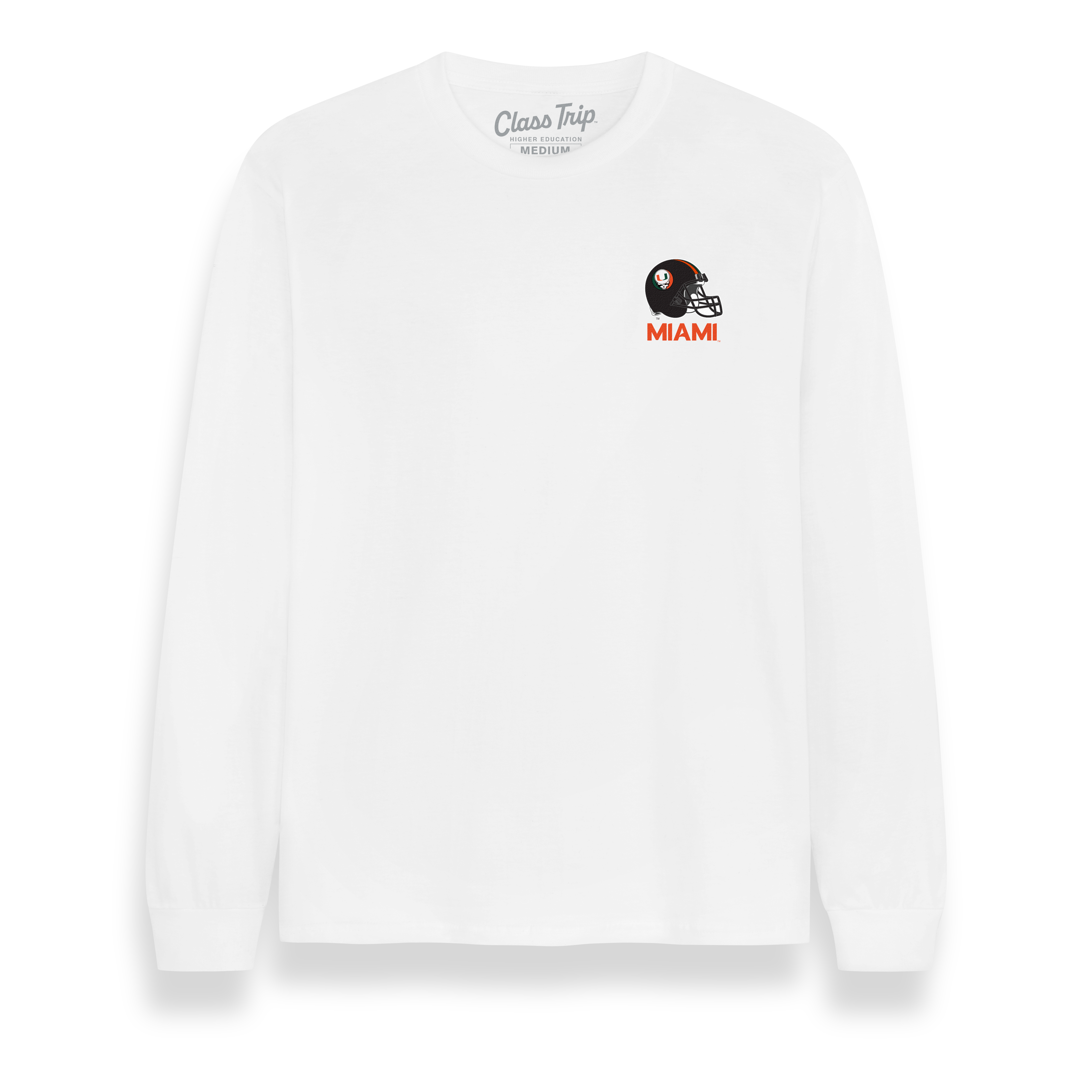 University of Miami x Grateful Dead Steal Your Helmet Long Sleeve Tee