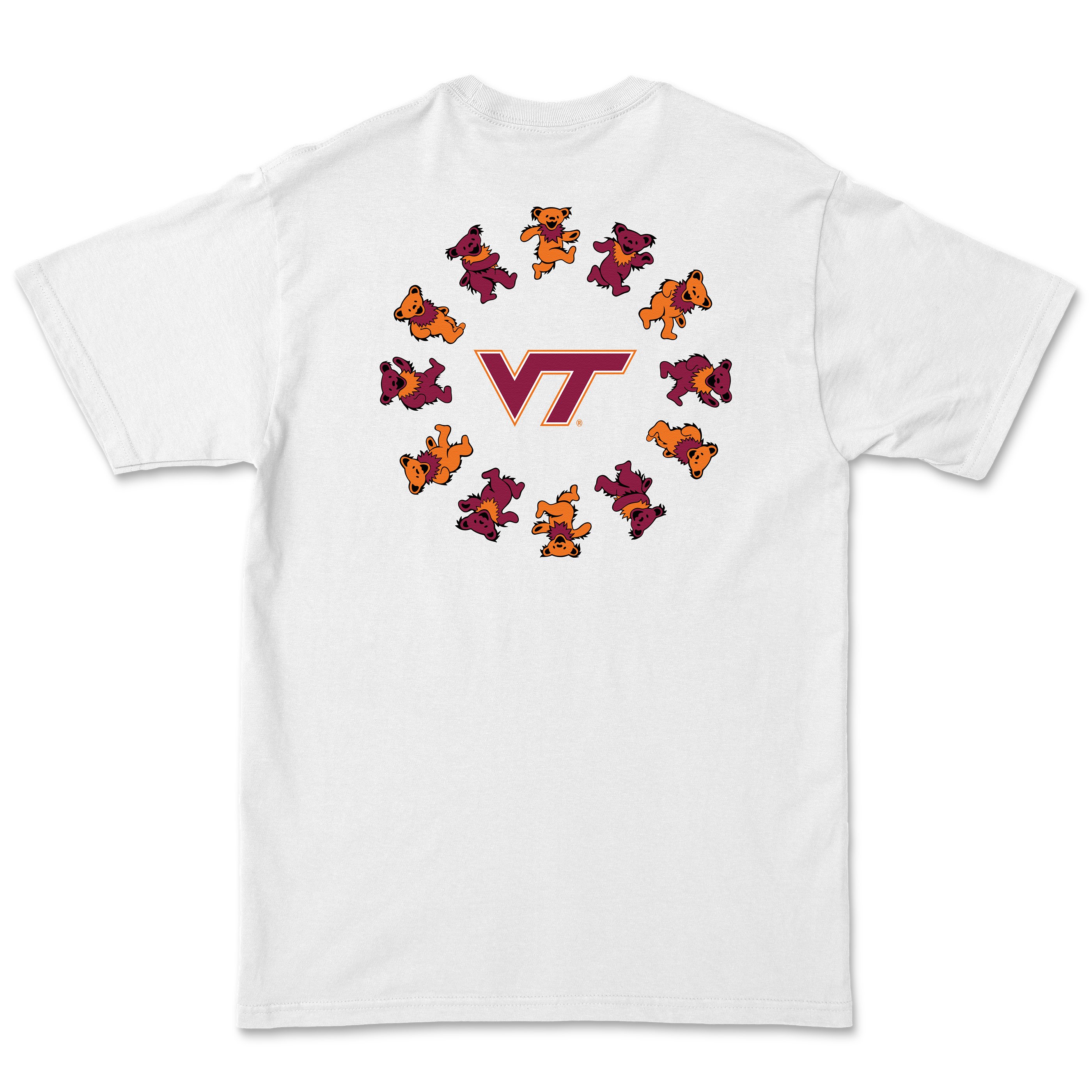 Virginia Tech x Grateful Dead Circle Bears Tee