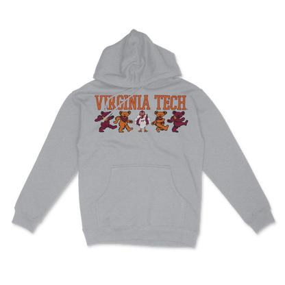Virginia Tech x Grateful Dead Mascot Bears Hoodie