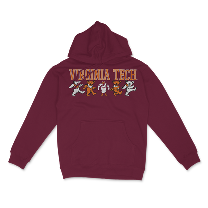 Virginia Tech x Grateful Dead Mascot Bears Hoodie