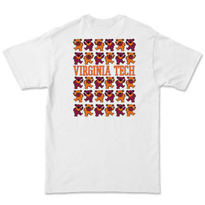 Virginia Tech x Grateful Dead Stacked Bears Tee