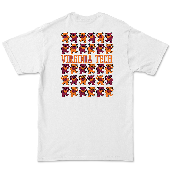 Virginia Tech x Grateful Dead Stacked Bears Tee