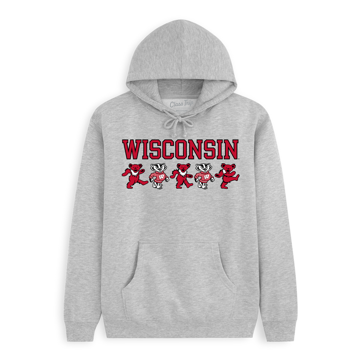 Wisconsin x Grateful Dead Mascot Bears Hoodie