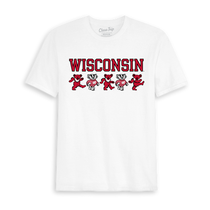 Wisconsin x Grateful Dead Mascot Bears Tee