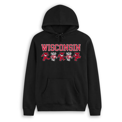 Wisconsin x Grateful Dead Mascot Bears Hoodie