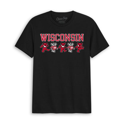 Wisconsin x Grateful Dead Mascot Bears Tee