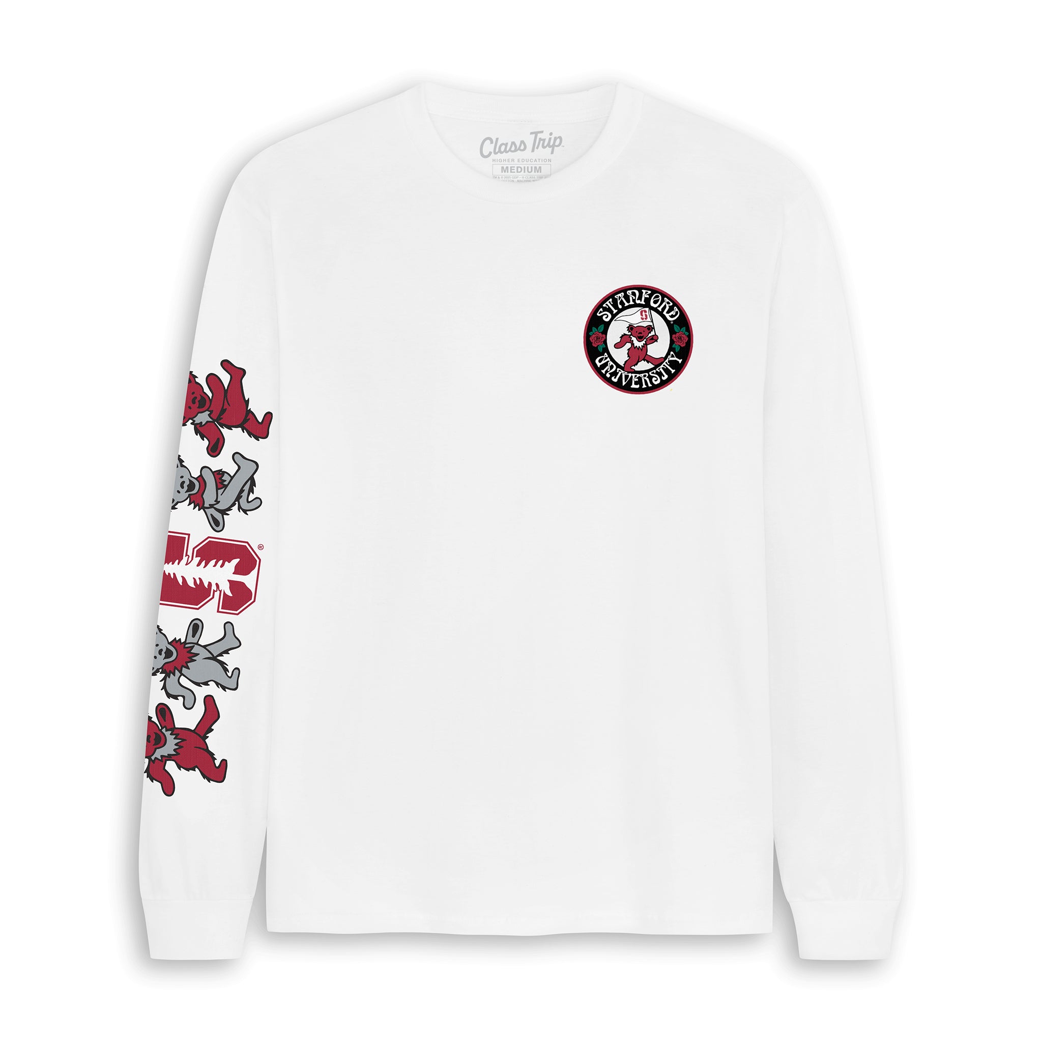 Stanford x Grateful Dead Mascot Bears Longsleeve Tee