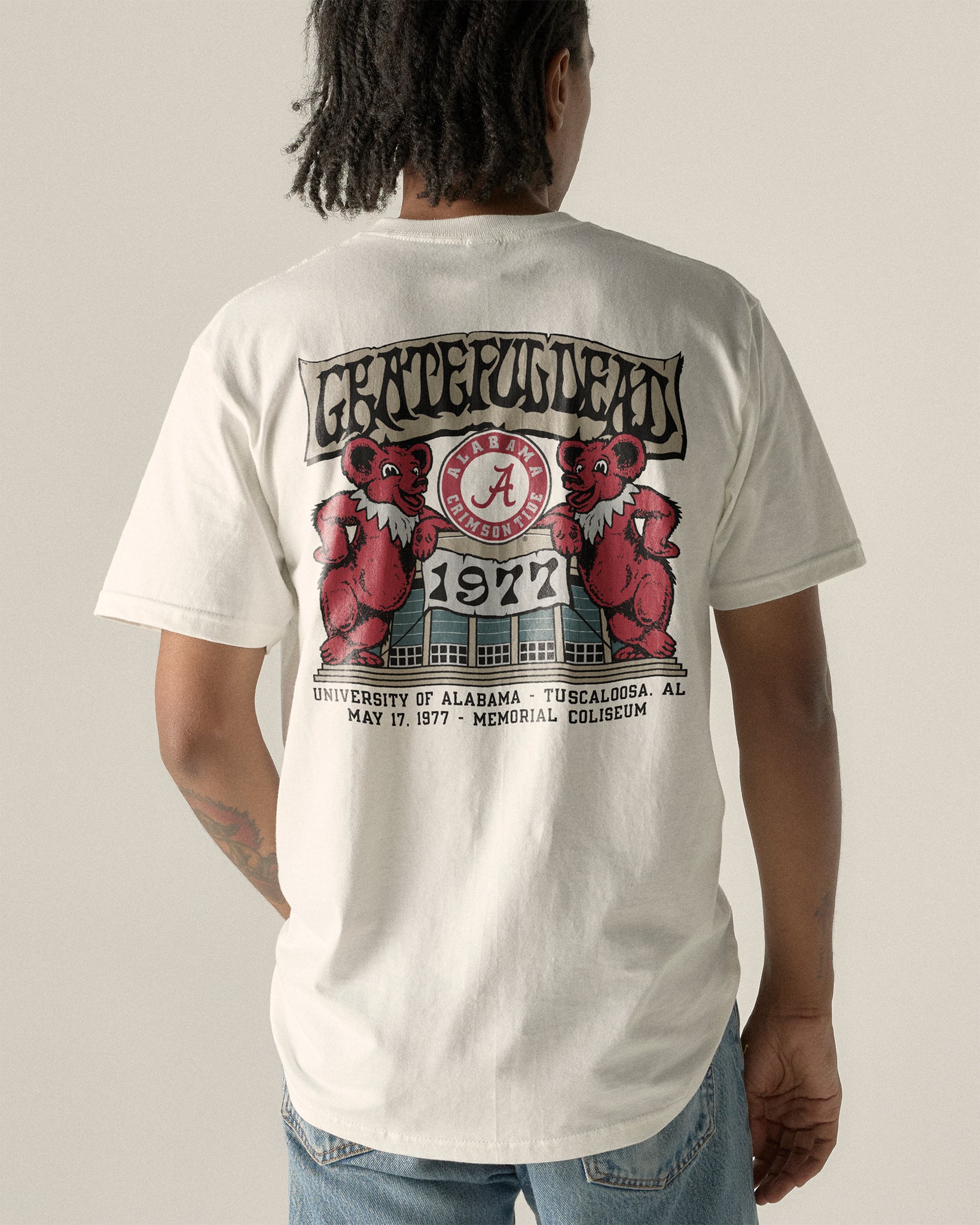 Grateful Dead x Alabama '77 Memorial Coliseum Bears Tee