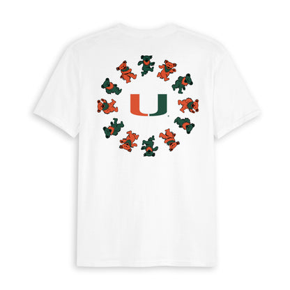 University of Miami x Grateful Dead Circle Bears Tee